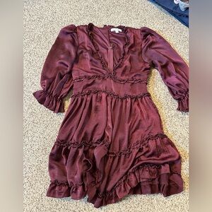 Small boutique maroon dress